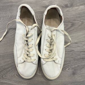 Soludos white leather sneakers size 11